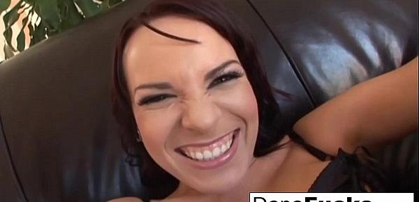  Dana gets her ass stuffed with a huge black cocks